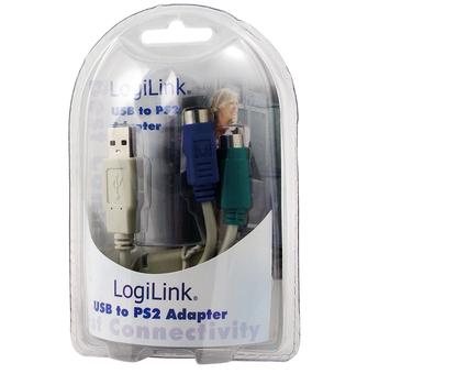 LOGILINK USB 1.1 adapter, A/M to 2x   (AU0004A)