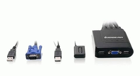 IOGEAR 4-Port USB Cable KVM Switch (GCS24U)