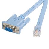 StarTech 6 ft RJ45 to DB9 Cisco Console Management Router Cable - M/F Serial Console Cable (DB9CONCABL6) - seriell kabel - 1.8 m (DB9CONCABL6)