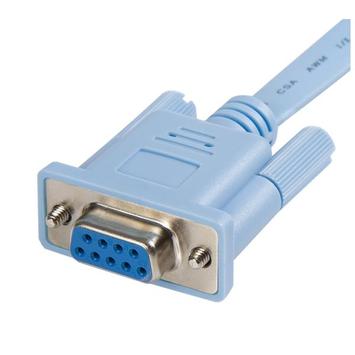 StarTech 6 ft RJ45 to DB9 Cisco Console Management Router Cable - M/F Serial Console Cable (DB9CONCABL6) - seriell kabel - 1.8 m (DB9CONCABL6)