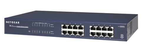 NETGEAR JGS516 16 Port Unmanaged Rackmount 1U Gigabit Ethernet Network Switch (JGS516-200EUS)