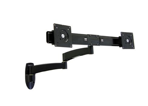 ERGOTRON 2OO SERIES DUAL MON ARM BLK (45-231-200)