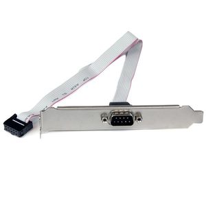 STARTECH 40cm 9 Pin Serial Male to 10 Pin Motherboard Header Slot Plate	 (PLATE9M16)