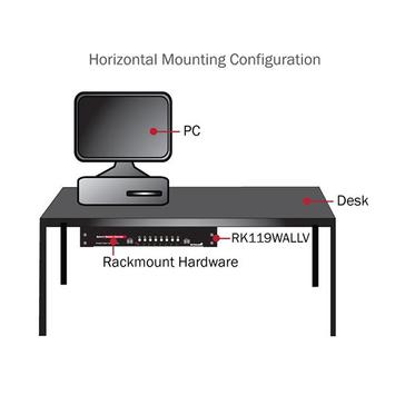 StarTech 4U Wall Mount Patch Panel Bracket - 19 inch Steel Vertical Mounting Bracket for Network and Data Equipment (RK419WALLV) - monteringsbrakett - 4U (RK419WALLV)