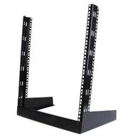 StarTech 12U Open Frame Network Rack - 19" 2 Post Free Standing Desktop Rack for Computer, AV, Media, IT, Data & Server Room Equipment (RK12OD) - rack - 12U