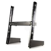 StarTech 12U Open Frame Network Rack - 19" 2 Post Free Standing Desktop Rack for Computer, AV, Media, IT, Data & Server Room Equipment (RK12OD) - rack - 12U (RK12OD)