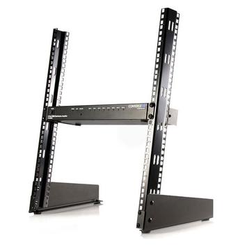 StarTech 12U Open Frame Network Rack - 19" 2 Post Free Standing Desktop Rack for Computer, AV, Media, IT, Data & Server Room Equipment (RK12OD) - rack - 12U (RK12OD)