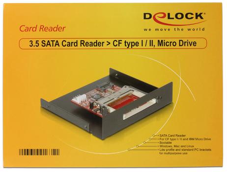 DELOCK Card Reader 3,5"""" SATA (91635)