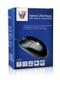 V7 MOUSE STANDARD USB OPTICAL 3 BUTTON WHEEL BLK/SIL OEM IN PERP (M30P10-7E)