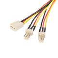 STARTECH 30CM TX3 FAN POWER SPLITTER CABLE CABL