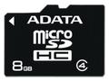 A-DATA SD MicroSD Card  8GB ADATA    SDHC (Class 4) retail