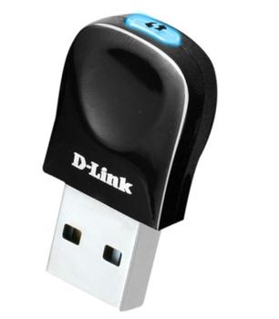 D-LINK trådlöst nätverkskort,  USB, 300Mbps, 802.11b/ g/ n,  nano, WPS, svart (DWA-131)