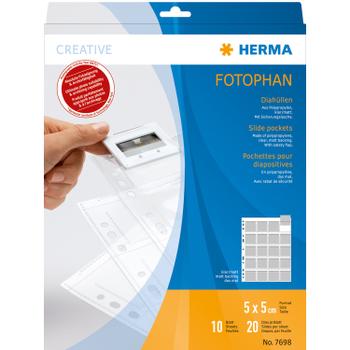 HERMA Dia Sleeves 5x5  10 Sheets 7698 (7698)
