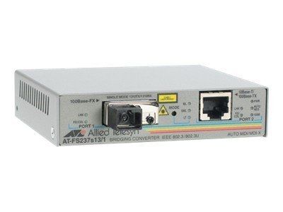 Allied Telesis ATI Switch, 10/ 100Mbit,  1xTP, 1x100FX-SC,  9u monomode, 15km, (AT-FS232/1-60)