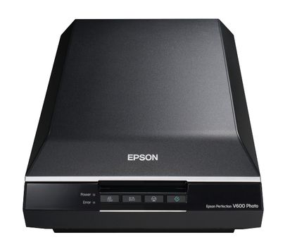 EPSON Perfection V600 Photo A4 Scanner - 9600dpi - 48-bit - OCR Software - USB - Dias/ negaitv scan (B11B198033)