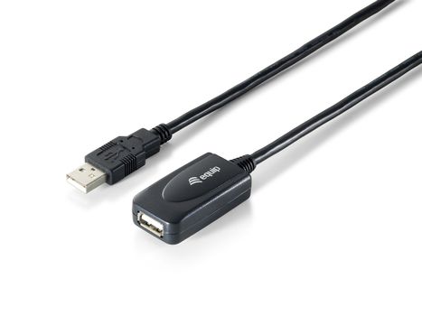 EQUIP USB 2.0 Signalforstærker "A" Male/ Female (133336)