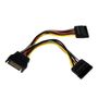 STARTECH 15cm SATA Power Y Splitter Cable Adapter - M/F