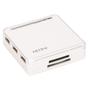 ICIDU USB 2.0 HUB & Reader, White (252937)