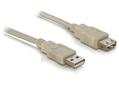 DELOCK Cable USB 2.0 extension A/A 3m