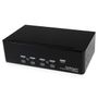 STARTECH 4 Port Dual DVI USB KVM Switch with Audio & USB 2.0 Hub