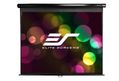 ELITE SCREENS M99NWS1 H:178CM X B:178CM 1:1 Manual Pull Down Projector Screen 1.1 Format Black