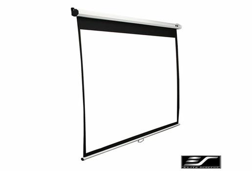 ELITE SCREENS M99NWS1 H:178CM X B:178CM 1:1 Manual Pull Down Projector Screen 1.1 Format Black (M99UWS1)