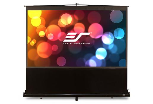 ELITE SCREENS F120NWH ez Cinema H:150CM X B:267CM 16:9 Floor Stand Telescoping Pull Up (F120NWH)