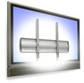 WM Mounting kit wall plate 2 brackets low profile for flat panel steel extruded aluminium silver screen size 32-120inch