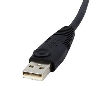 STARTECH CABLE DE SWITCH CONMUTADOR KVM 4.5M 4EN1 DVI-D DUAL LINK USB IN CABL (DVID4N1USB15)