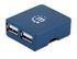 MANHATTAN USB 2.0 hub, 4xTyp A portar, blå