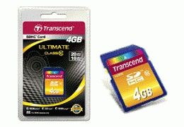 TRANSCEND SDHC CARD 4GB (CLASS 10) MLC SD3.0 MEM (TS4GSDHC10)