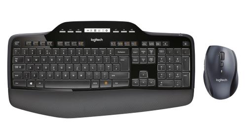 LOGITECH MK710 Wireless Desktop - US - Tastatur & Mus sæt - Amerikansk engelsk - Sort (920-002442)