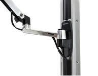 Ergotron LX monteringssett - for LCD-skjerm / tastatur / mus / CPU - liten CPU-holder - svart, polert aluminium (45-253-026)