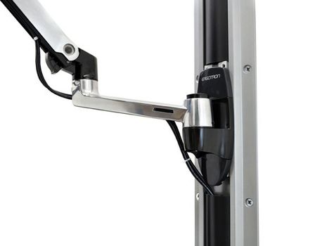 ERGOTRON n LX Wall Mount Keyboard Arm - Keyboard/ mouse arm mount tray - wall mountable - polished aluminium (45-246-026)