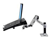 Ergotron LX Desk Mount LCD Arm - Monteringssett (leddarm, skrivebordsklemmemontering,  utvidelsesadapter,  maljemonteringsfot,  7"-stang) for LCD-skjerm - polert aluminium - skjermstørrelse: inntil 34" (45-241-026)