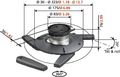 VOGELS EPC 6545 Projector Ceiling Solution - qty 1 (8027454)