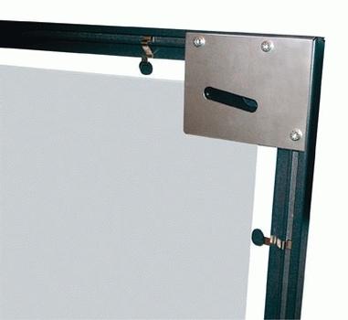 DA-LITE HomeScreen Deluxe Matte White (Tensioned) 16:10 Black borders 220cm x 137cm (10600138)