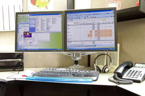 ERGOTRON LX SIDE BY SIDE DUAL ARM POLISHED ALUMINIUM (45 245 026)