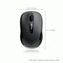 MICROSOFT t Wireless Mobile Mouse 3500 - Loch Ness Grey - Mac/Win - USB (GMF-00008)