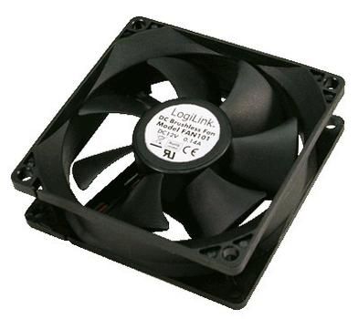 LOGILINK fan  80*80*25mm 32,6 dB black (FAN101)
