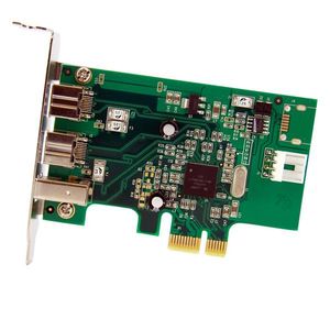 STARTECH 3 Port 2b 1a Low Profile 1394 PCI Express FireWire Card Adapter	 (PEX1394B3LP)