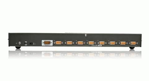 IOGEAR 8-Port Combo VGA KVMP (GCS1808KITU)