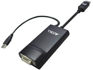 ACCELL Displayport till DVI-D Dual-Link adapter, aktiv, svart (B087B-002B)