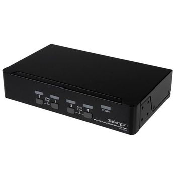 STARTECH 4 Port USB DisplayPort KVM Switch with Audio (SV431DPUA)