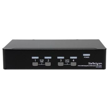 STARTECH 4 Port USB DisplayPort KVM Switch with Audio (SV431DPUA)