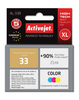 ACTIVEJET TIN ACTIVEJET AL-33R Refill für Lexmark No. 33 colour (EXPACJALE0025 $DEL)