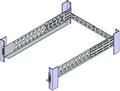ORIGIN STORAGE IFI Universal Rack Rails 2U max 34 kg Monteringsdybde 254 - 806 mm