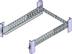 ORIGIN STORAGE Universal Rack Rails, 2U, maks 34 kg Monteringsdybde 254 - 806 mm