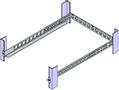 ORIGIN STORAGE IFI Universal Rack Rails 1U Monteringsdybde 254 - 806 mm, Maks 20Kg