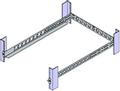 ORIGIN STORAGE IFI Universal Rack Rails 1U Monteringsdybde 254 - 806 mm, Maks 20Kg